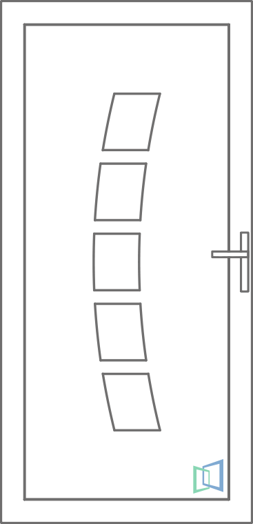 Sierdeurpaneel 42 Links (A2)