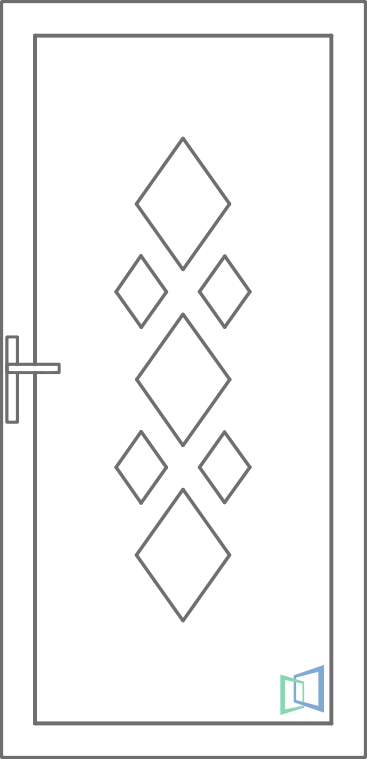 Sierdeurpaneel 44 Rechts (A2)