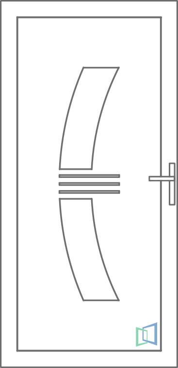 Sierdeurpaneel 47 Links (A2)