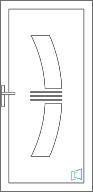 Sierdeurpaneel 47 Rechts (A2)