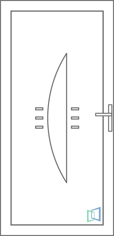 Sierdeurpaneel 48 Links (A2)