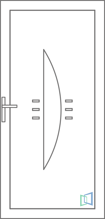 Sierdeurpaneel 48 Rechts (A2)
