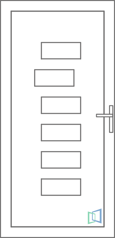 Sierdeurpaneel 49 Links (A2)