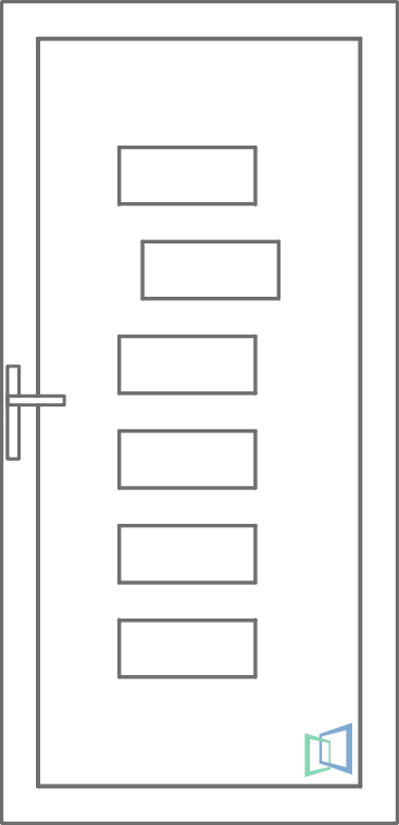 Sierdeurpaneel 49 Rechts (A2)