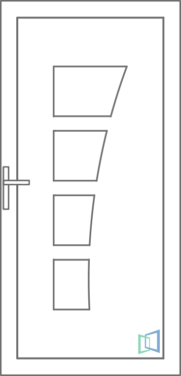 Sierdeurpaneel 52 Rechts (A2)