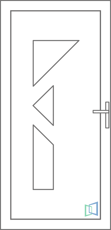 Sierdeurpaneel 53 Links (A2)