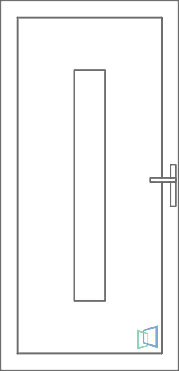 Sierdeurpaneel 54 Links (A2)