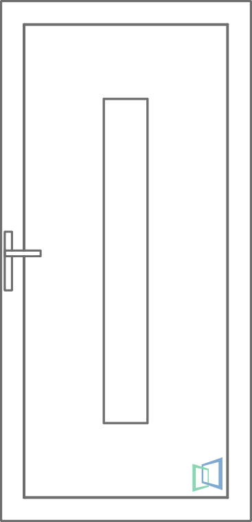 Sierdeurpaneel 54 Rechts (A2)