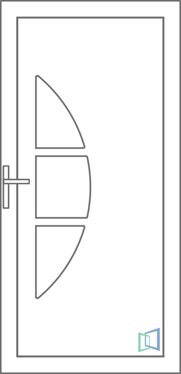 Sierdeurpaneel 56 Rechts (A2)
