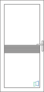 Sierdeurpanelen Groep D met Inox outside