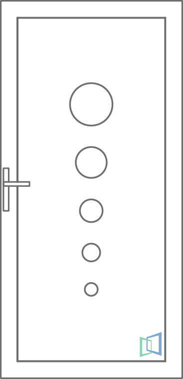 Sierdeurpaneel 78 Rechts (B1)