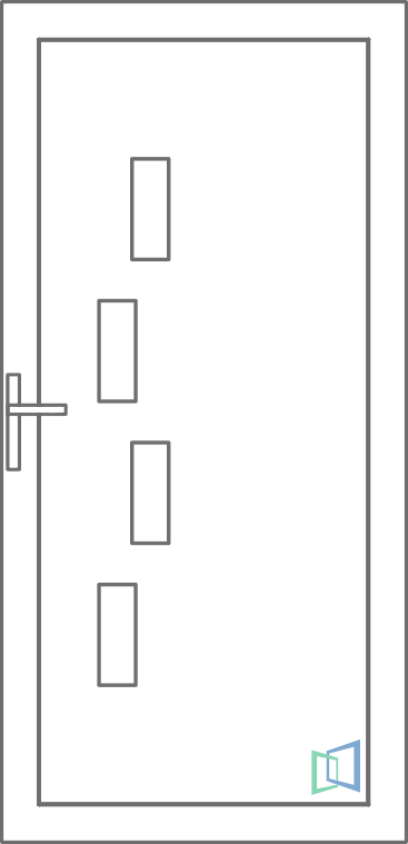 Sierdeurpaneel 79 Rechts (B1)