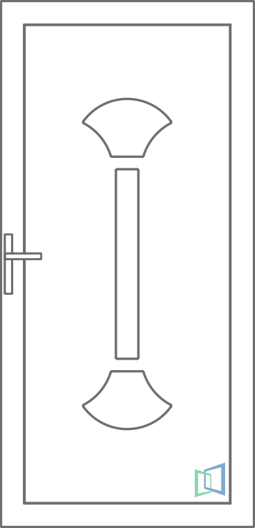 Sierdeurpaneel 81 Rechts (B1)