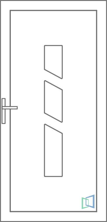 Sierdeurpaneel 89 Rechts (B1)