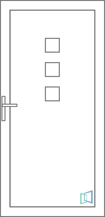 Sierdeurpaneel 94 Rechts (B2)