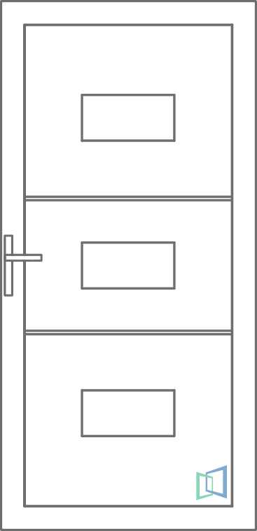 Sierdeurpaneel 99 Rechts (B2)